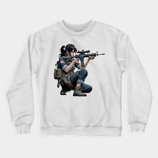 Tactical Girl Crewneck Sweatshirt